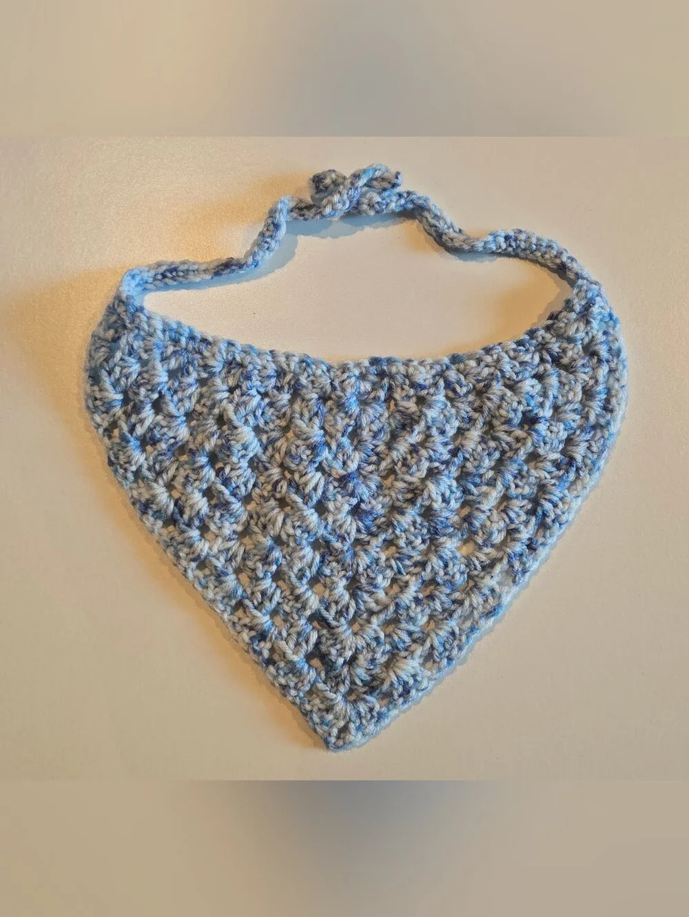 Handmade Crochet Hair Bandana 2pk - Blue & Teal Acrylic
